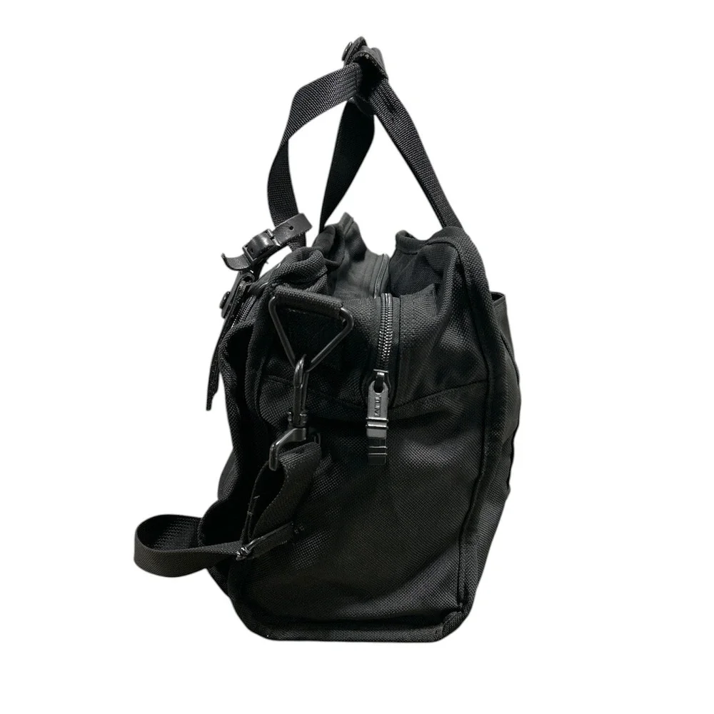 Tumi Ballistic Nylon Messenger Bag Briefcase Black Crossbody Travel Work Bag